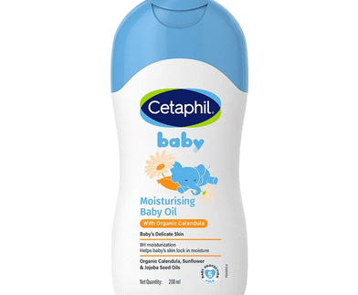 Cetaphil Baby Moisturizing Oil With Organic Calendula - 200ml INDIAN